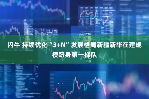 闪牛 持续优化“3+N”发展格局新疆新华在建规模跻身第一梯队
